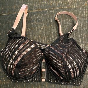Pink and Black lace Victoria’s Secret bra